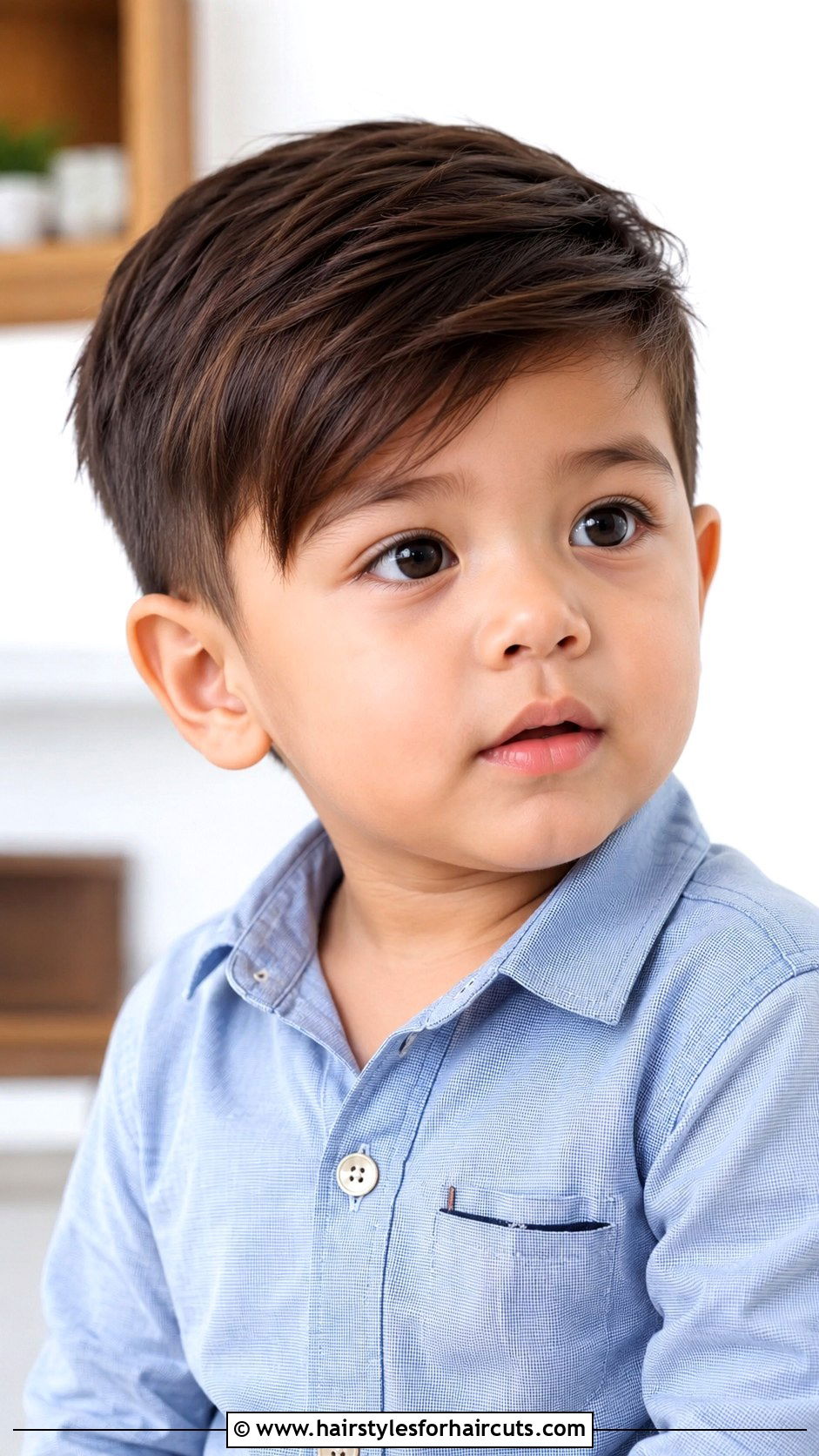 Baby Side Swept Fringe Haircut - 25 baby hairstyles - 25 baby hairstyles