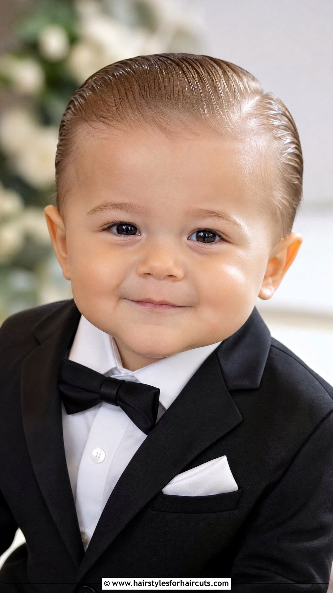 Baby Slicked Back Haircut - 25 hairstyles for babies - 25 hairstyles for babies