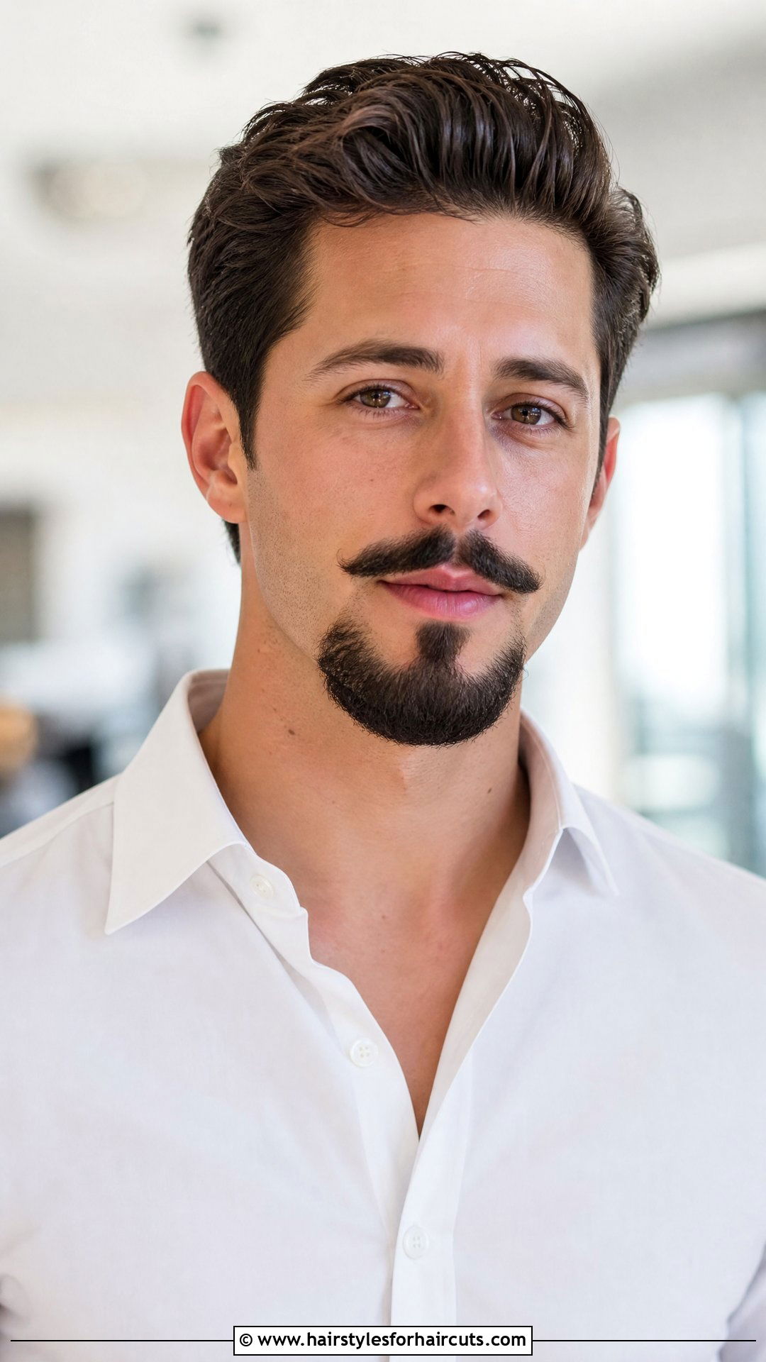 Balbo Beard Look - 25 western facial hairstyles - 25 western facial hairstyles