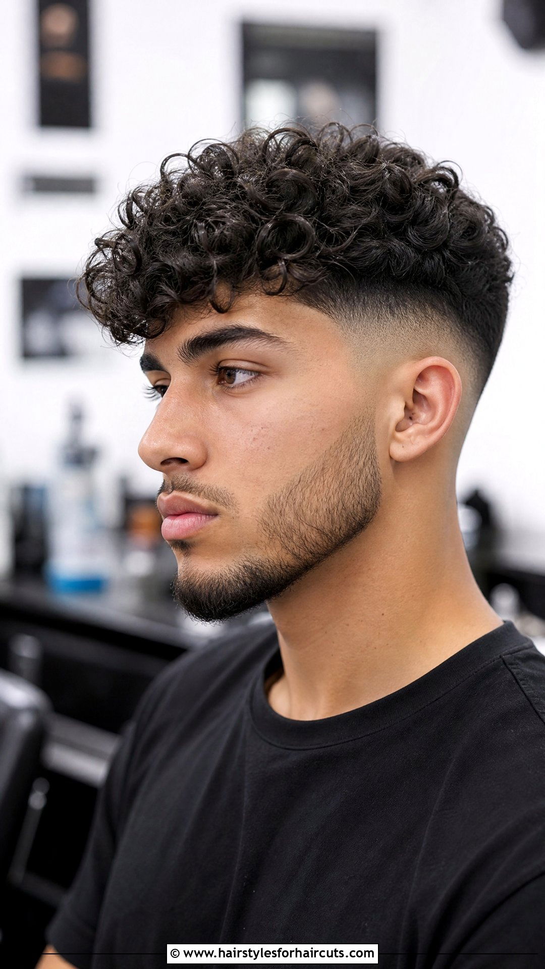 Bald Fade Curly Top - 25 pat mahomes haircuts - 25 pat mahomes haircuts
