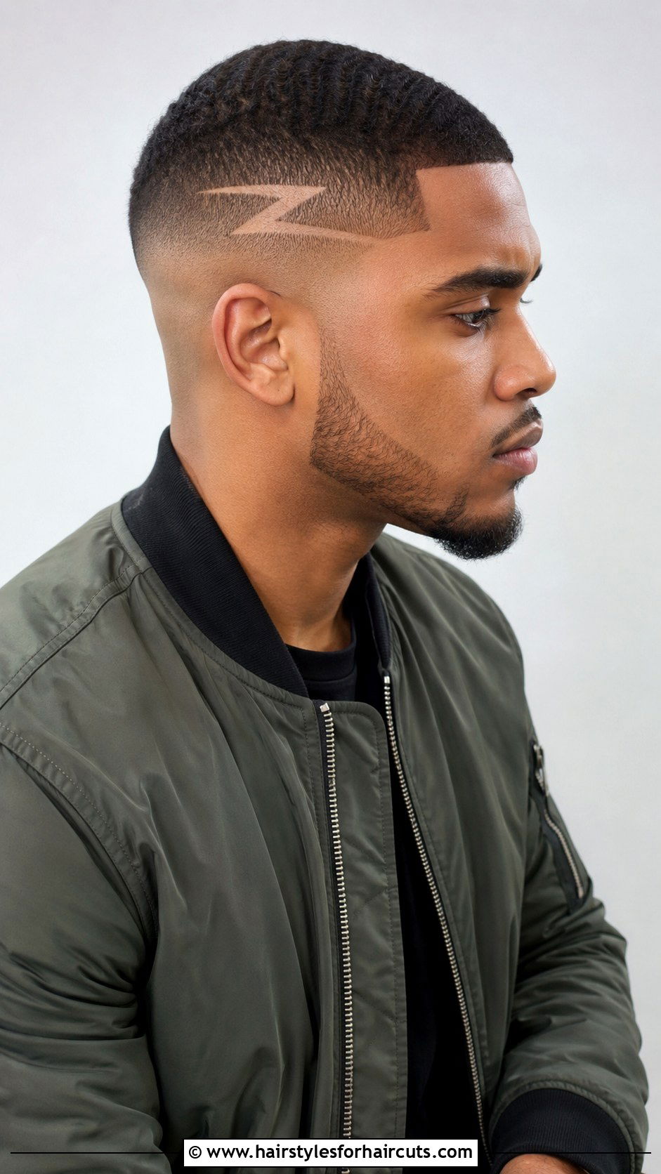 Bald Fade With Lightning Design - 25 bald head hairstyles - 25 bald head hairstyles
