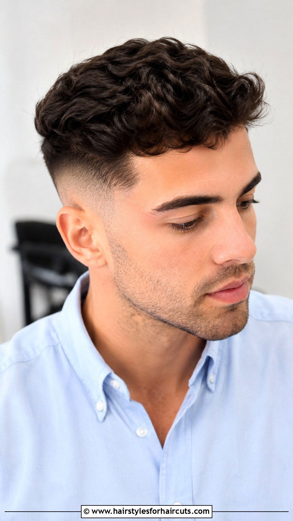 Bald Fade With Wavy Hair On Top - 25 fade haircuts with hair on top - 25 fade haircuts with hair on top