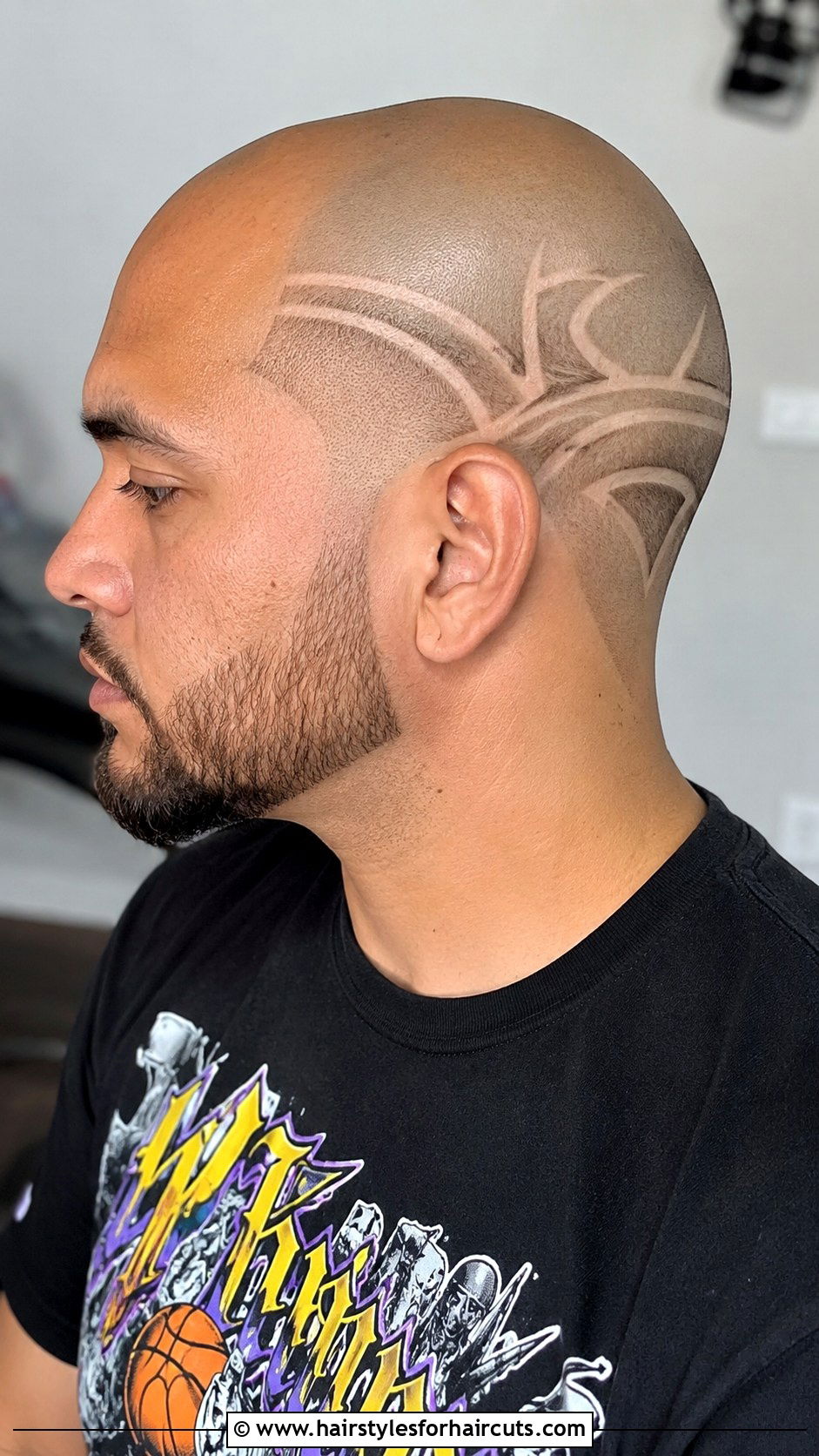 Bald Head With Freestyle Design - 25 bald head hairstyles - 25 bald head hairstyles
