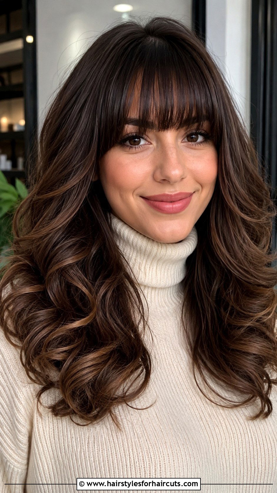 Banana Curls With Bangs - 25 banana hairstyles - 25 banana hairstyles