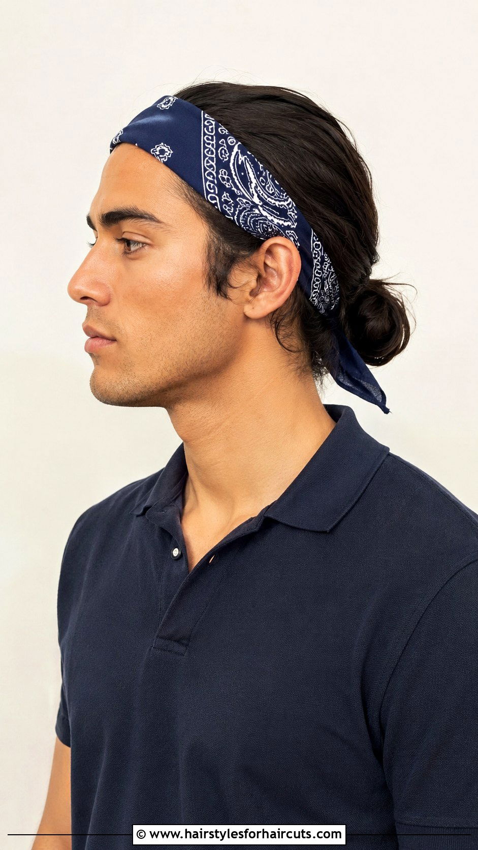 Bandana With Low Ponytail - 25 bandana hairstyles men long hair - 25 bandana hairstyles men long hair