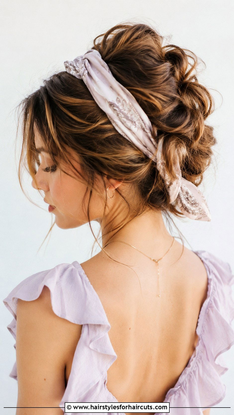 Bandana With Twisted Updo - 25 bandana hairstyles - 25 bandana hairstyles