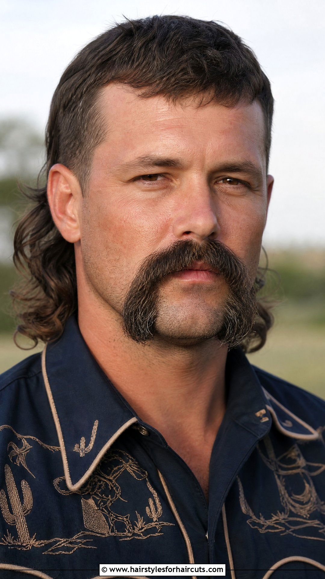 Bandito Mustache With Mullet - 25 mustache hairstyles - 25 mustache hairstyles