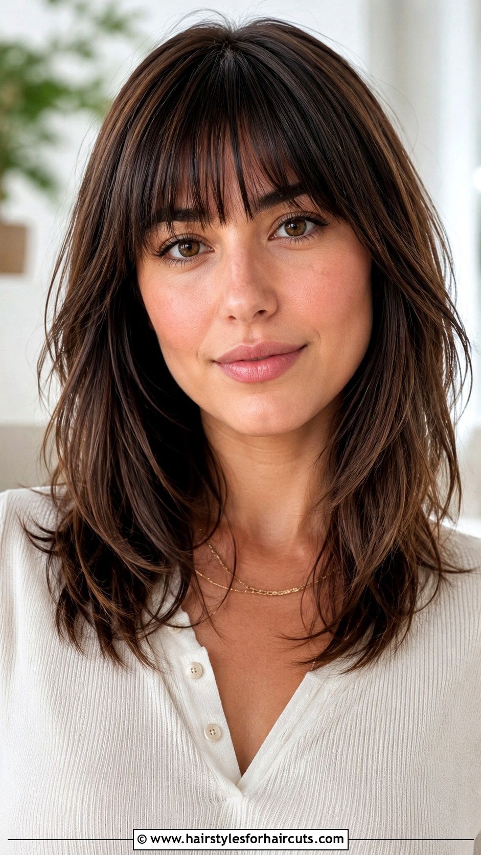 Bangs And Layers For Diamond Face - 25 hairstyles face shape - 25 hairstyles face shape