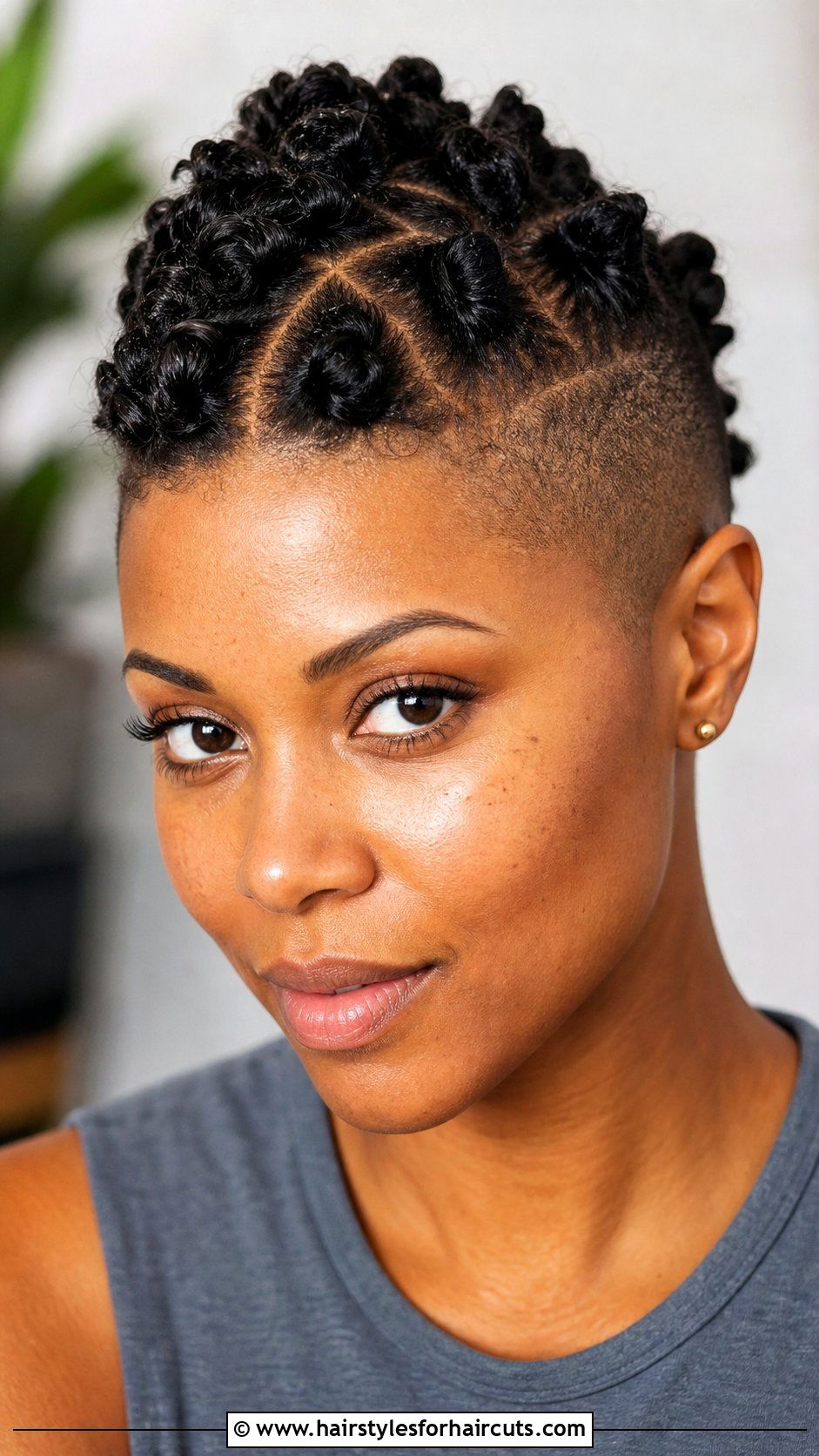 Bantu Knot Curly Mohawk - 25 mohawk haircuts curly hair - 25 mohawk haircuts curly hair
