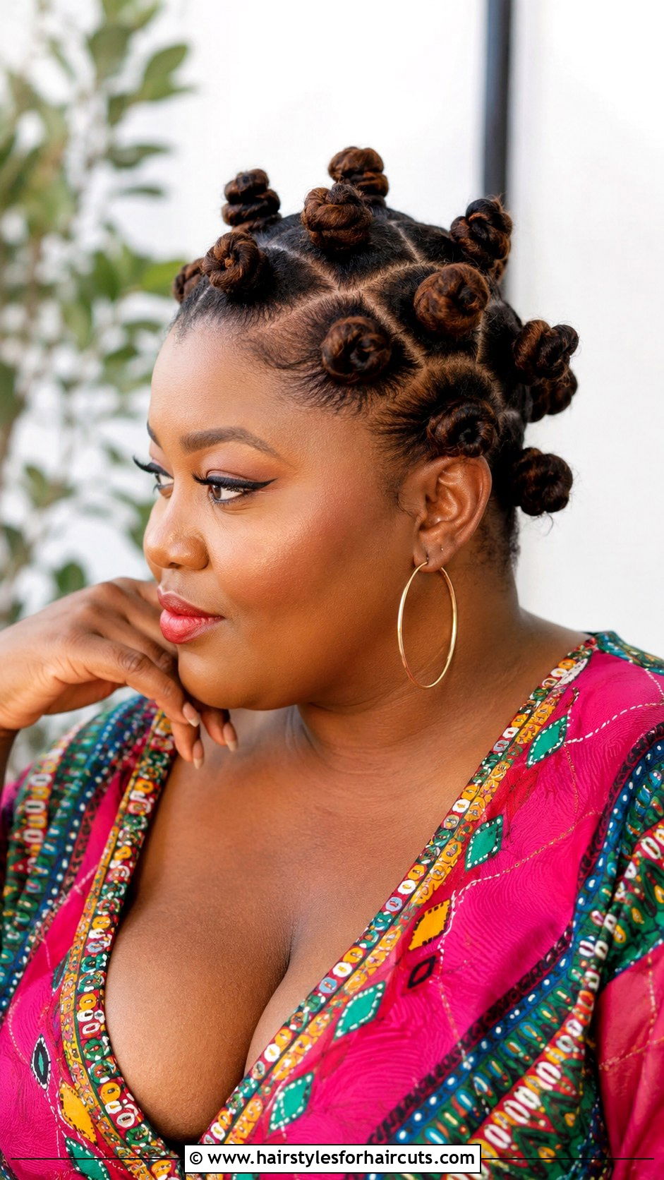 Bantu Knot Short Haircut - 25 short haircuts for plus size black woman - 25 short haircuts for plus size black woman