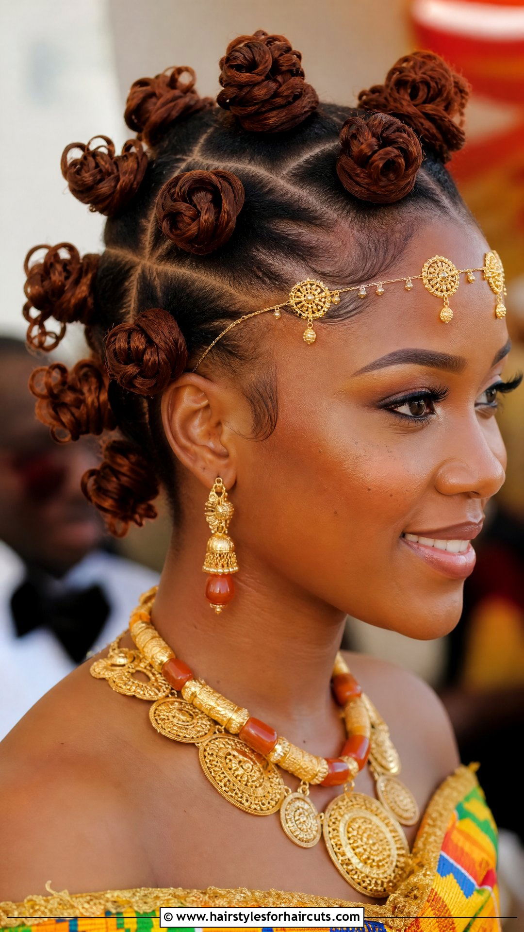 Bantu Knot Updo - 25 wedding updo hairstyles for black hair - 25 wedding updo hairstyles for black hair