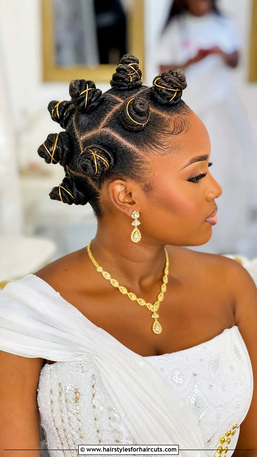 Bantu Knot Wedding Hairstyle For Black Hair - 25 cute wedding hairstyles for black hair - 25 cute wedding hairstyles for black hair