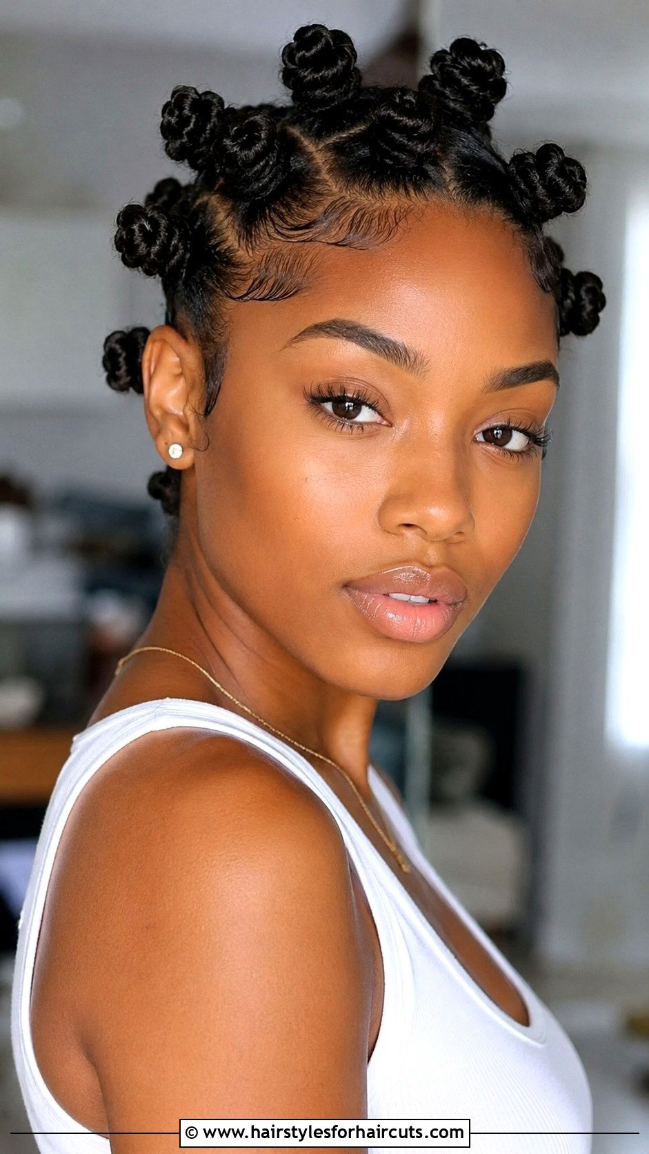 Bantu Knots - 25 black hair hairstyles for women - 25 black hair hairstyles for women