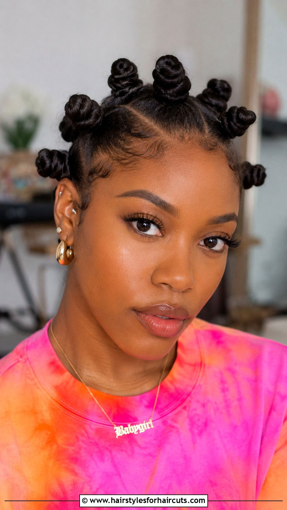 Bantu Knots - 25 cute vacation hairstyles for black hair - 25 cute vacation hairstyles for black hair