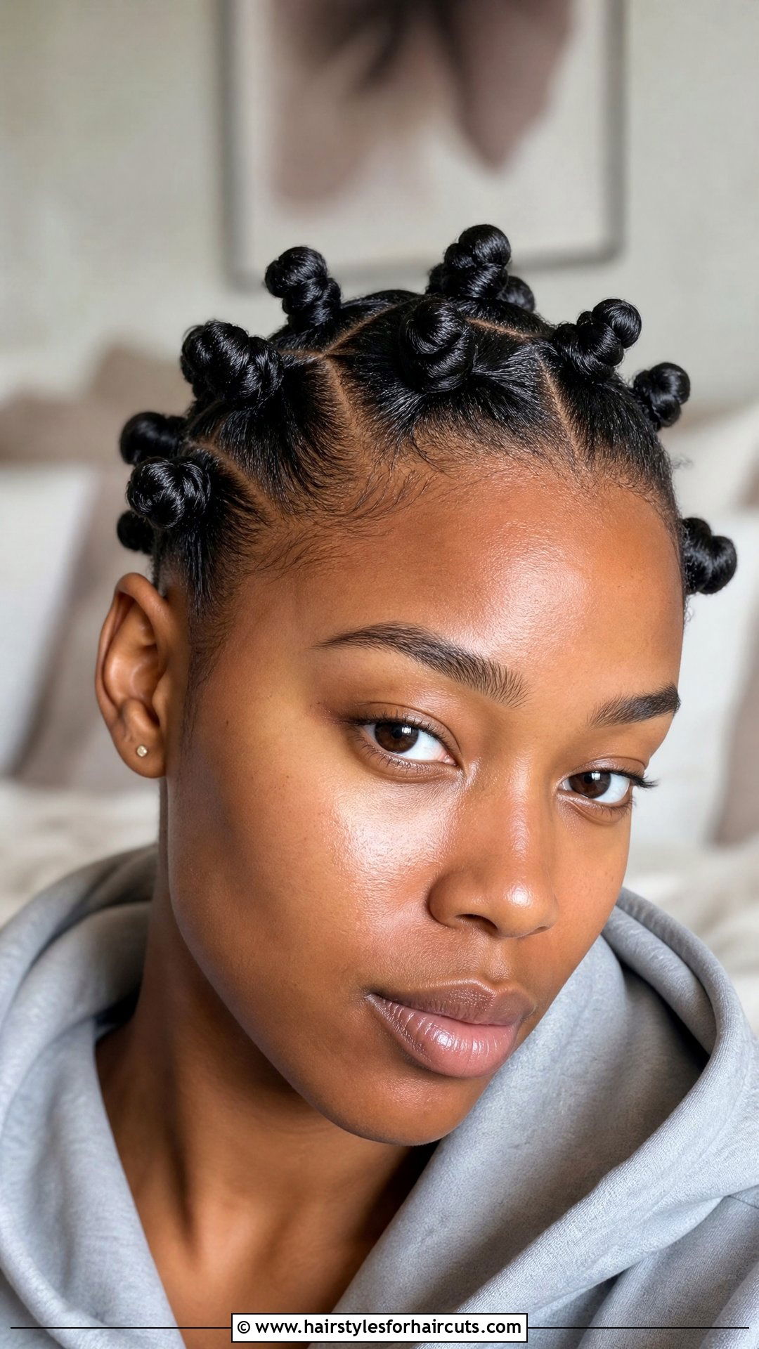 Bantu Knots - 25 hairstyles to sleep in for curly hair - 25 hairstyles to sleep in for curly hair