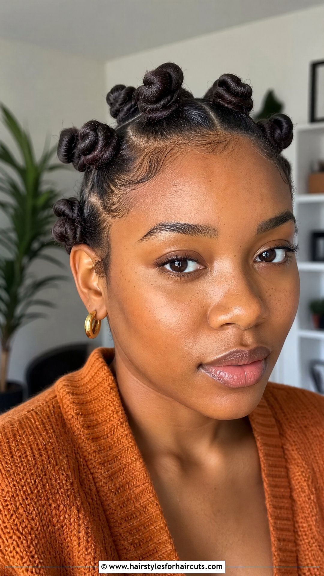 Bantu Knots - 25 winter hairstyles for black hair - 25 winter hairstyles for black hair