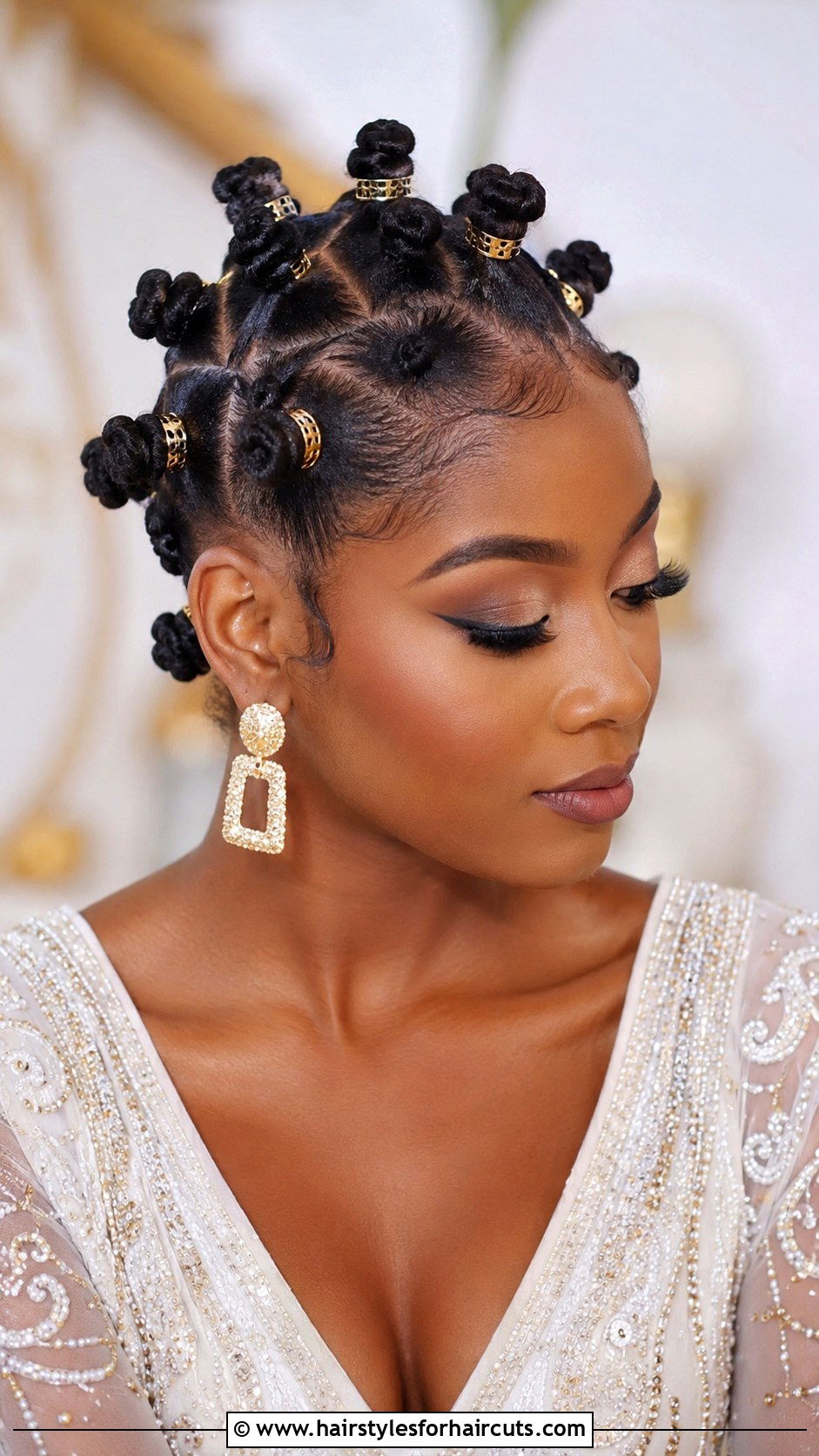 Bantu Knots Short Hair - 25 black brides with short haircuts - 25 black brides with short haircuts