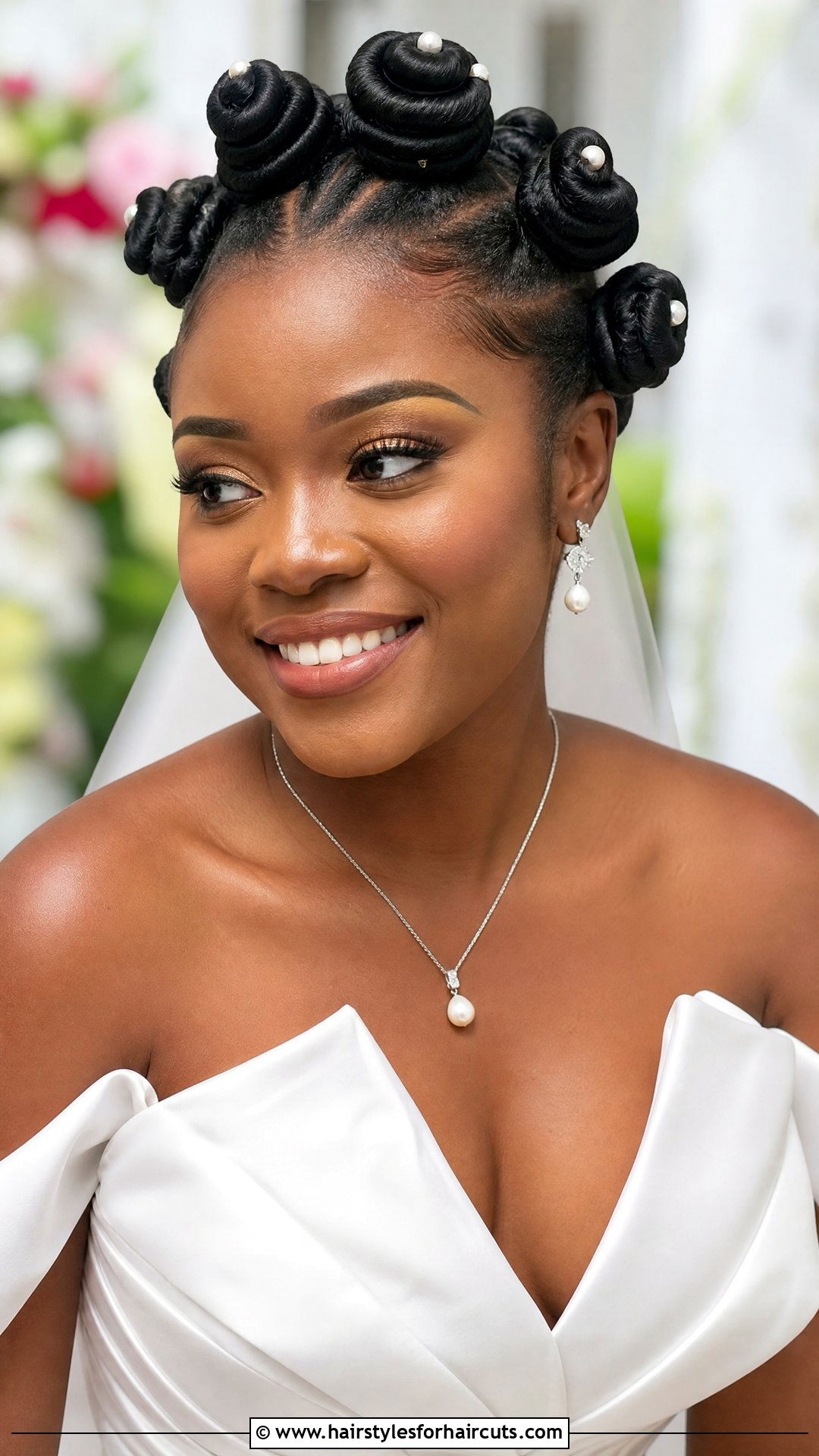 Bantu Knots Updo - 25 wedding hairstyles black hair - 25 wedding hairstyles black hair