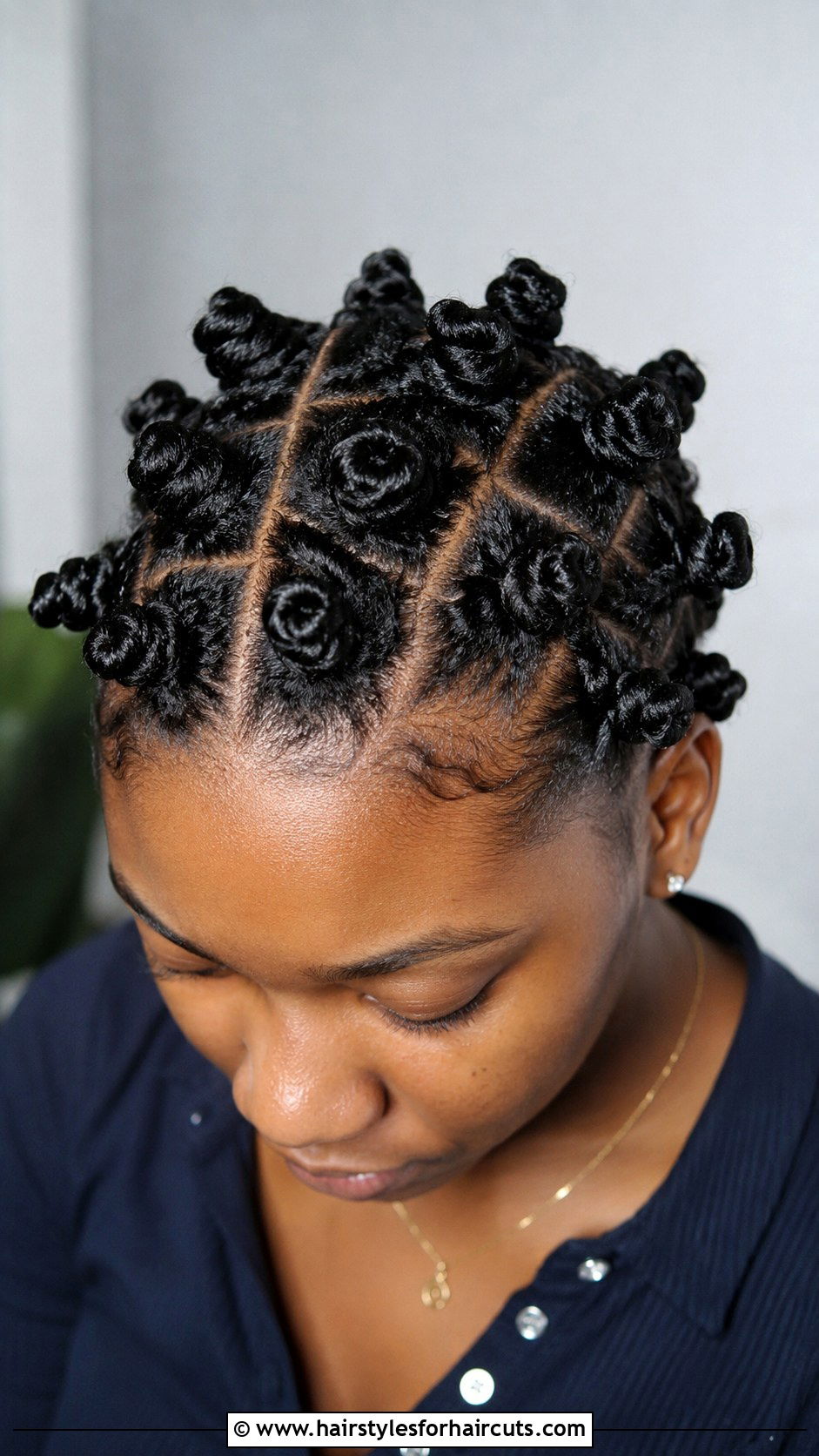 Bantu Knots Updo - 25 curly updo hairstyles for black hair - 25 curly updo hairstyles for black hair