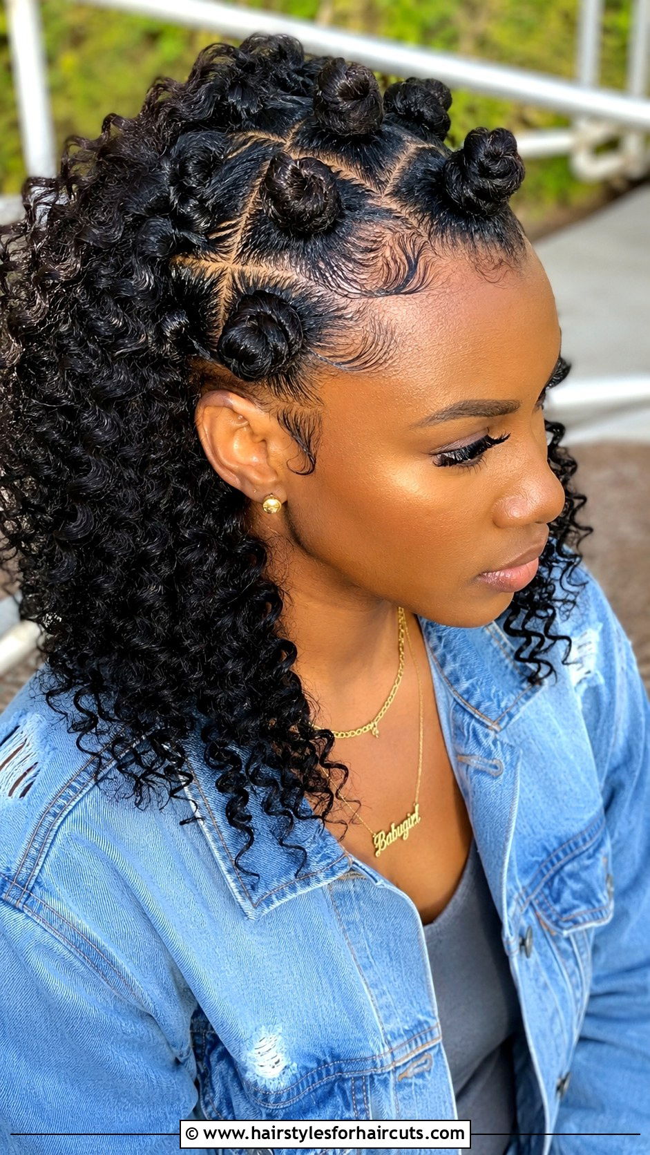 Bantu Knots With Afro Curls - 25 afro hair hairstyles - 25 afro hair hairstyles