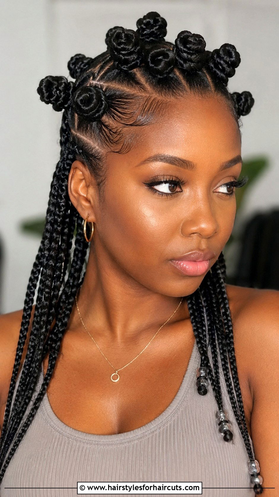 Bantu Knots With Braids - 25 braided hairstyles for short 4c natural hair - 25 braided hairstyles for short 4c natural hair