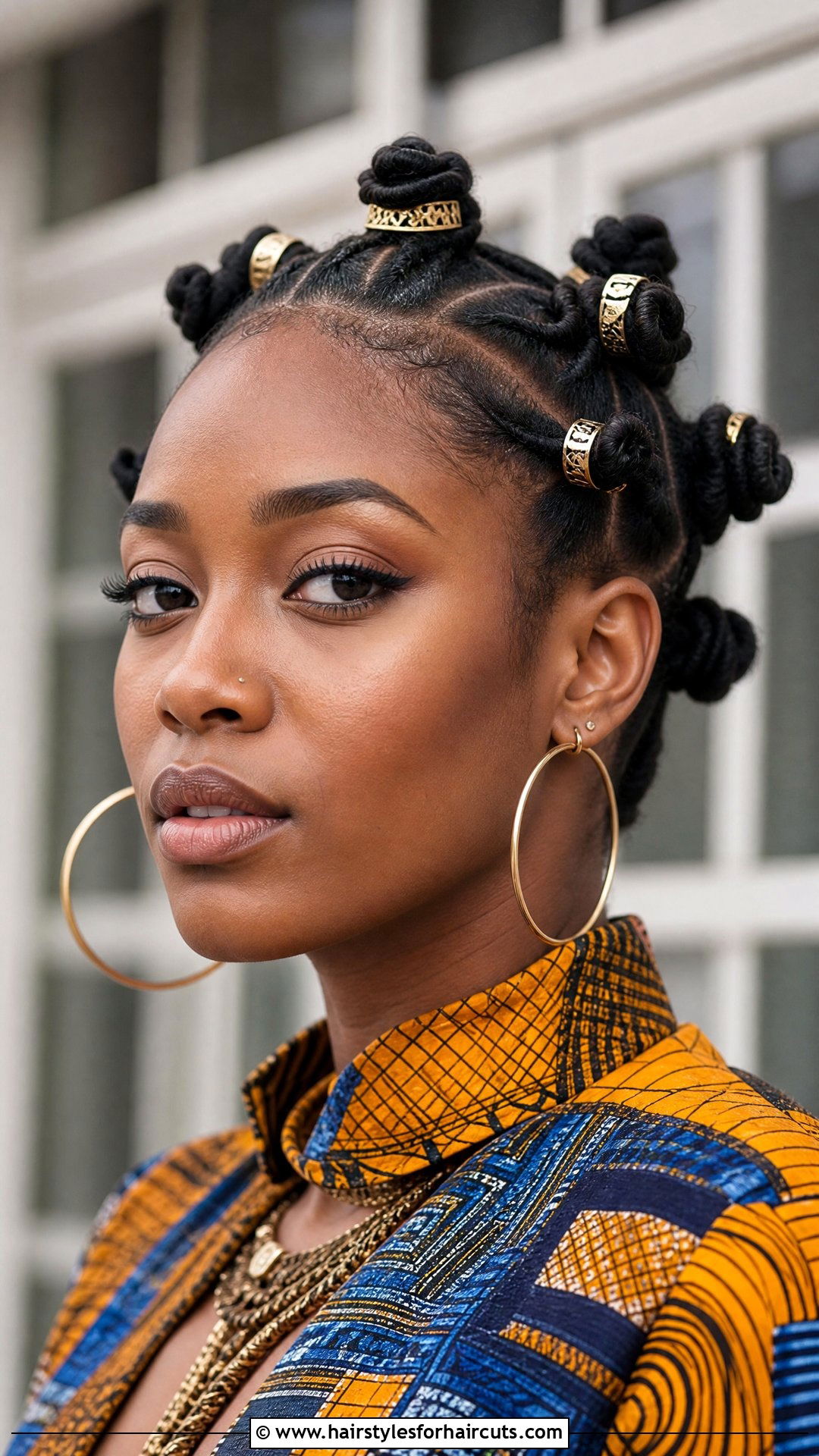 Bantu Knots With Cuffs - 25 wedding hairstyles for black women - 25 wedding hairstyles for black women