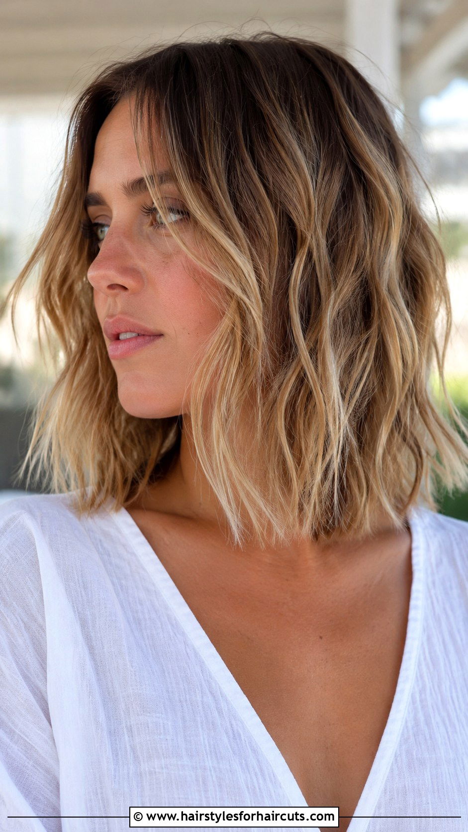 Beach Waves Lob Haircut - 25 haircuts and style sydney - 25 haircuts and style sydney