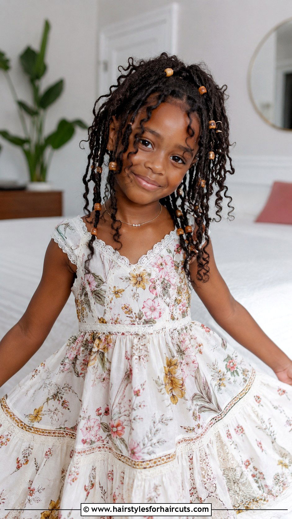 Beaded Butterfly Locs - 25 african hairstyles for kids - 25 african hairstyles for kids