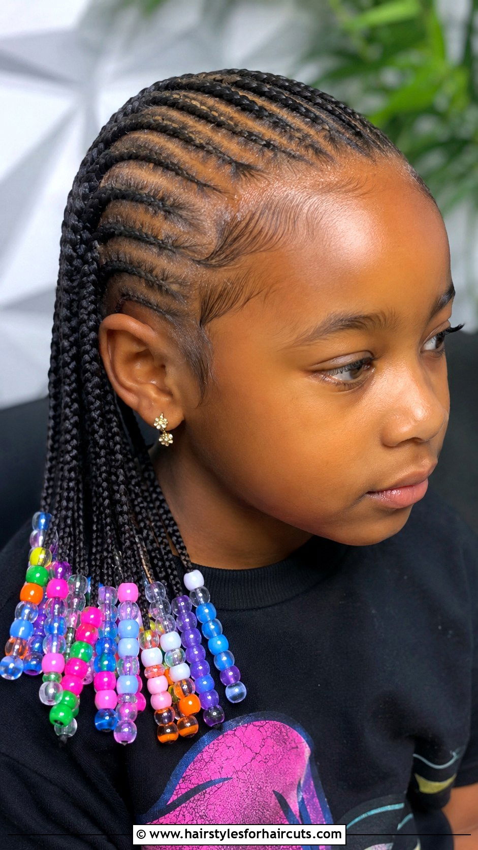 Beaded Cornrows - 25 cute hairstyles for black girls natural hair - 25 cute hairstyles for black girls natural hair