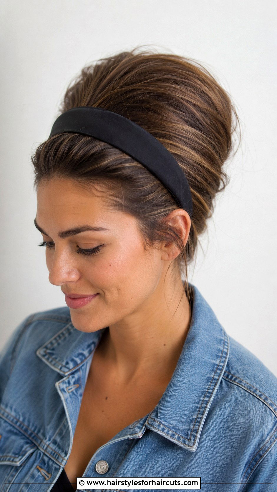 Beehive With Headband - 25 bee hive hairstyles - 25 bee hive hairstyles