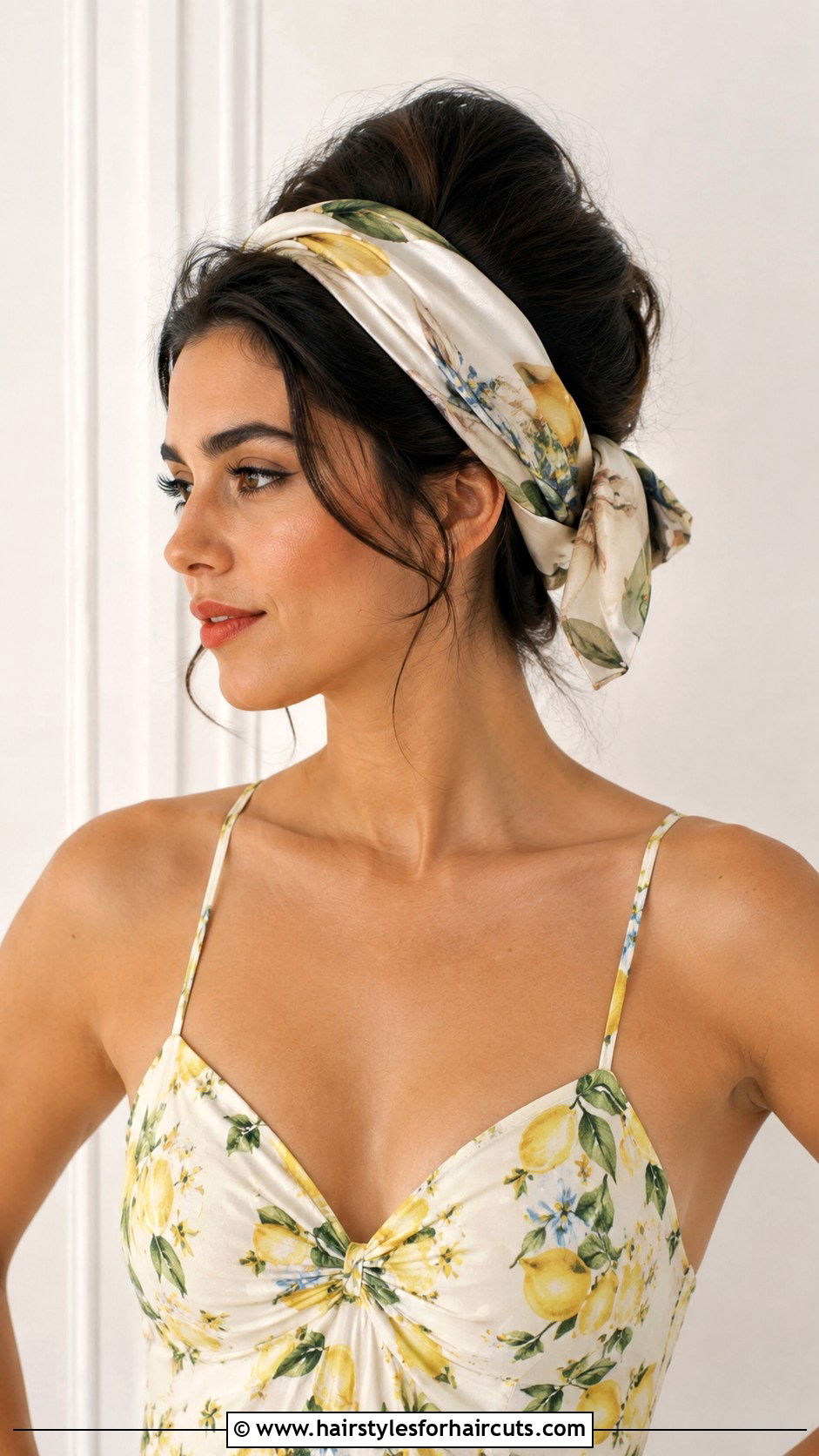 Beehive With Scarf Wrap - 25 bee hive hairstyles - 25 bee hive hairstyles