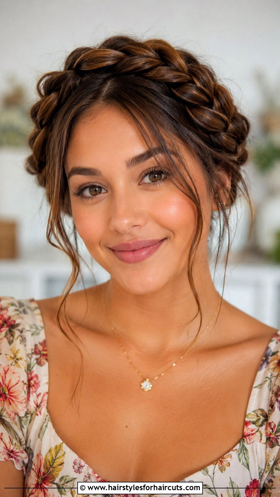 Belle Braided Crown Updo - 25 belle hairstyles - 25 belle hairstyles