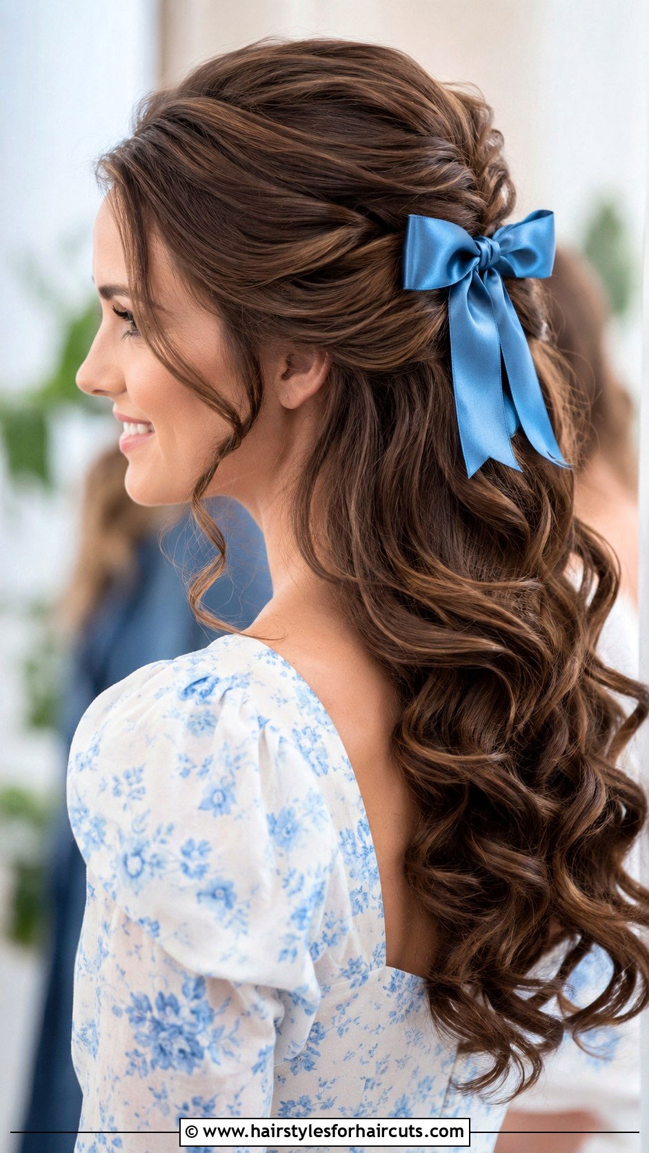 Belle Half Up Half Down Curls - 25 belle hairstyles - 25 belle hairstyles