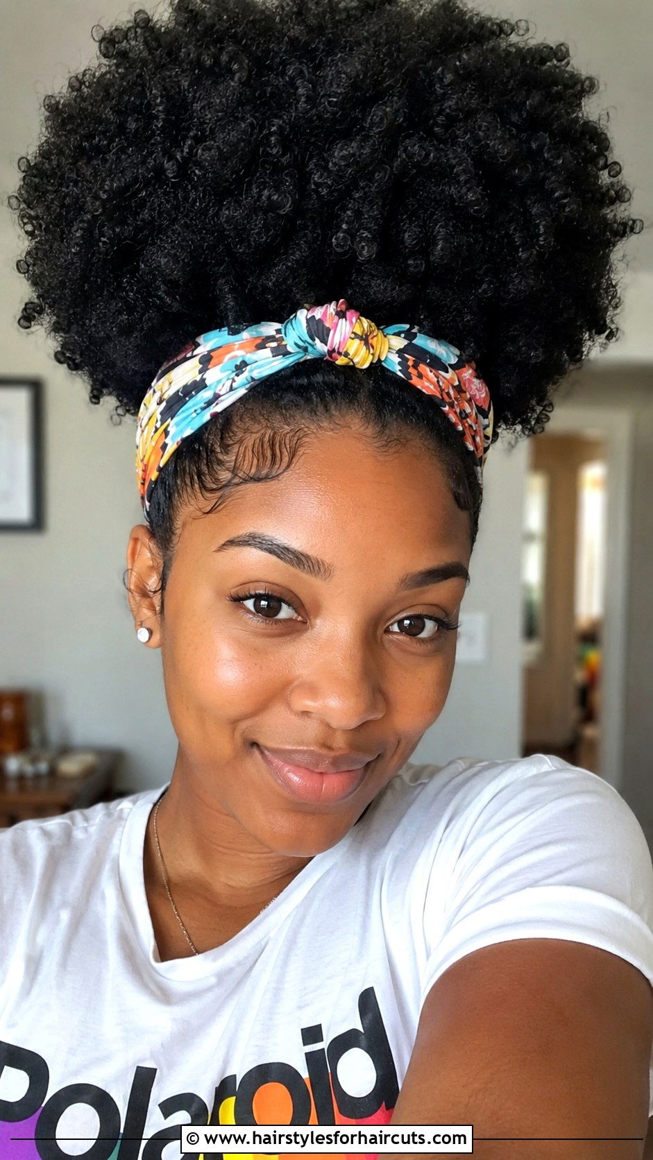 Big Afro Puff - 25 fatima hairstyles - 25 fatima hairstyles