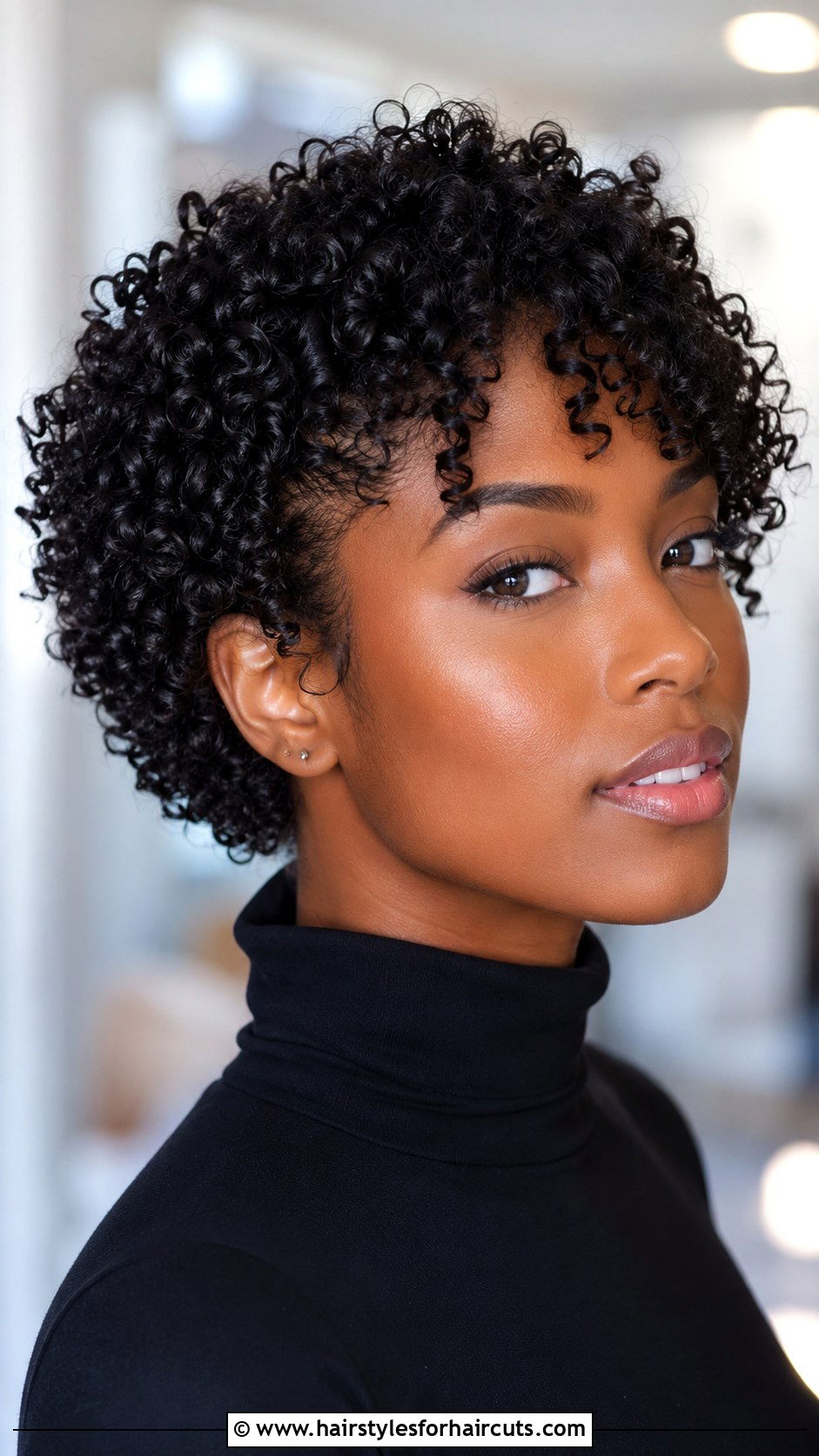 Big Chop Defined Curls - 25 big chop haircuts - 25 big chop haircuts