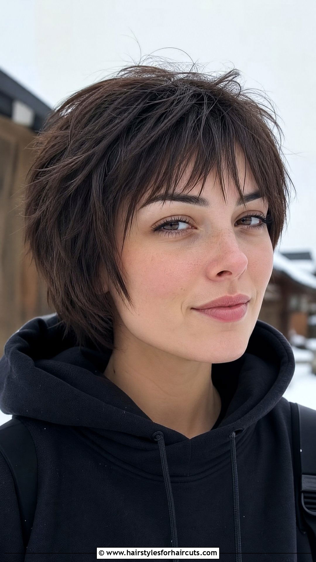 Bixie Cut With Piecey Fringe - 25 hairstyles with a fringe - 25 hairstyles with a fringe