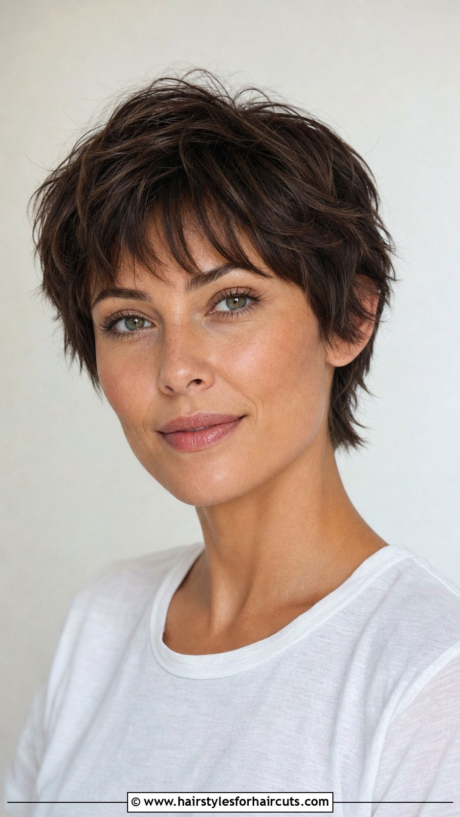 Bixie Cut With Wispy Bangs - 25 short haircuts bangs - 25 short haircuts bangs