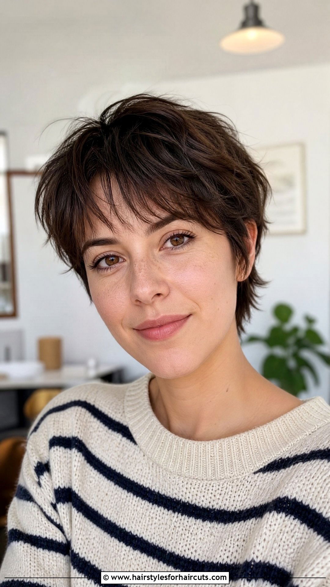 Bixie Haircut With Wispy Bangs - 25 haircuts styles with bangs - 25 haircuts styles with bangs