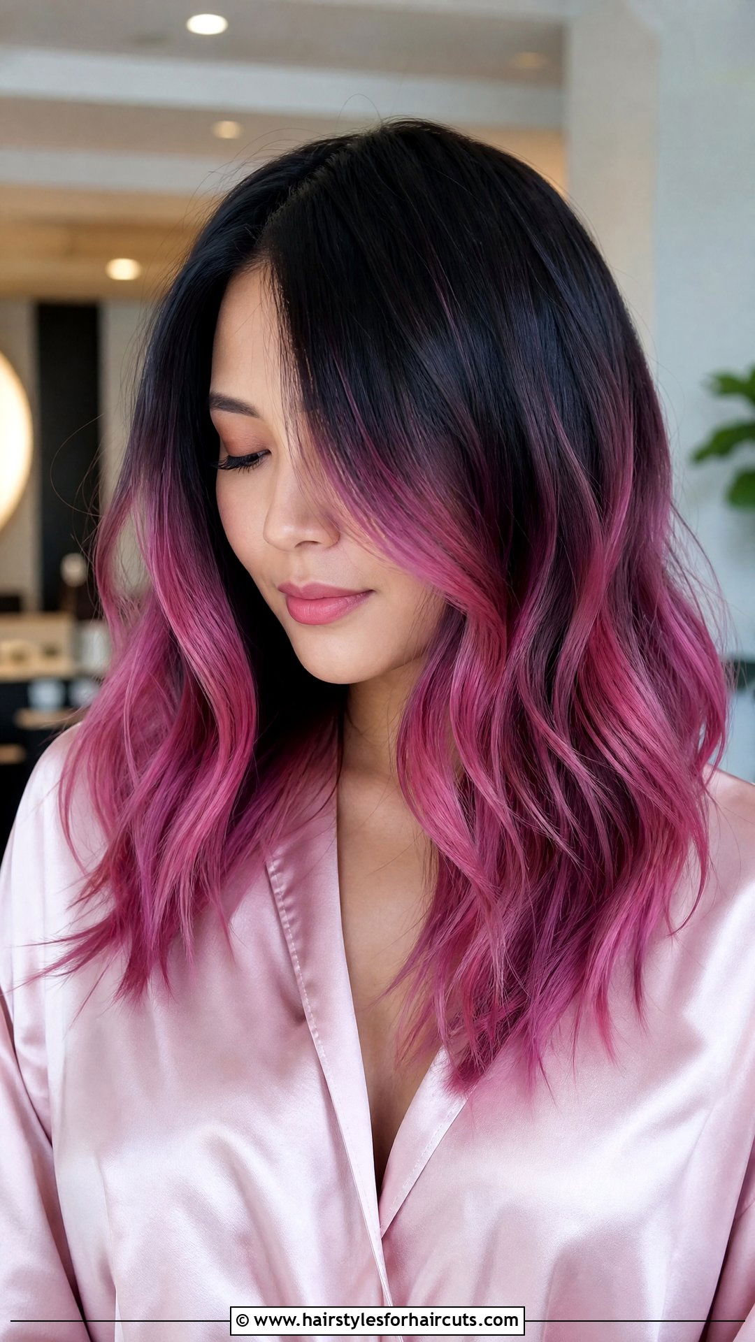Black And Pink Balayage Hair - 25 black and pink hairstyles - 25 black and pink hairstyles