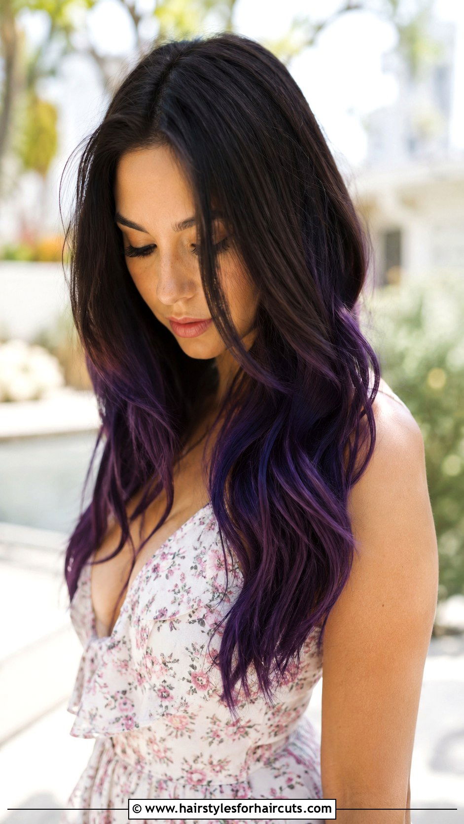 Black And Purple Balayage Long Hair - 25 black and purple hairstyles - 25 black and purple hairstyles