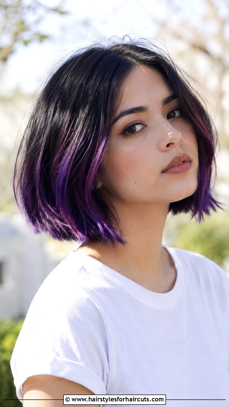 Black And Purple Bob - 25 black and purple hairstyles - 25 black and purple hairstyles