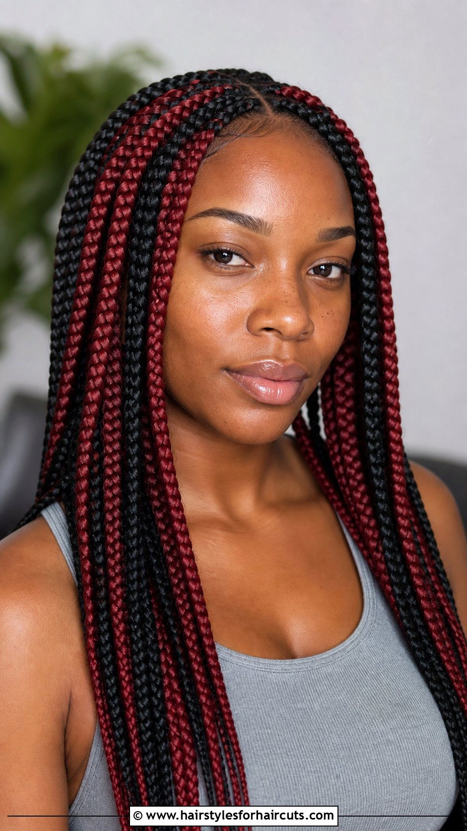 Black And Red Braids - 25 black and red hairstyles - 25 black and red hairstyles