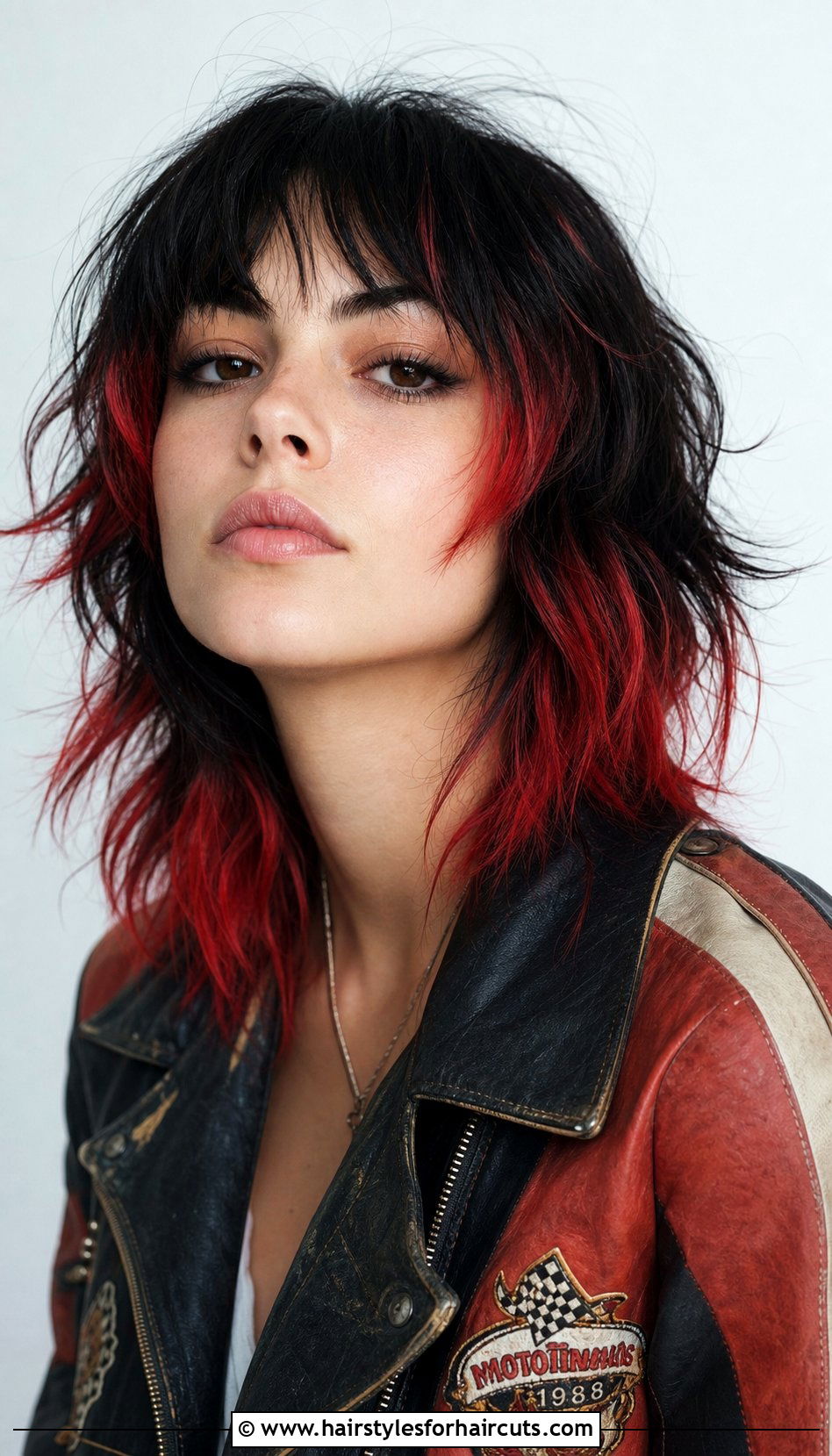 Black And Red Shag Haircut - 25 black and red hairstyles - 25 black and red hairstyles