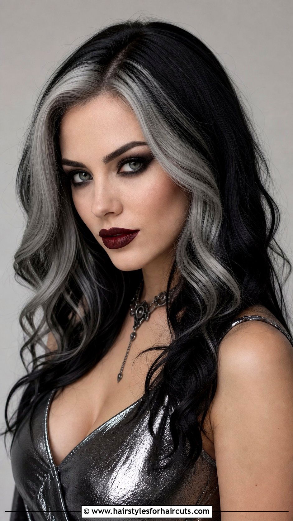 Black And Silver Vampire Hair - 25 long hair vampire hairstyles - 25 long hair vampire hairstyles