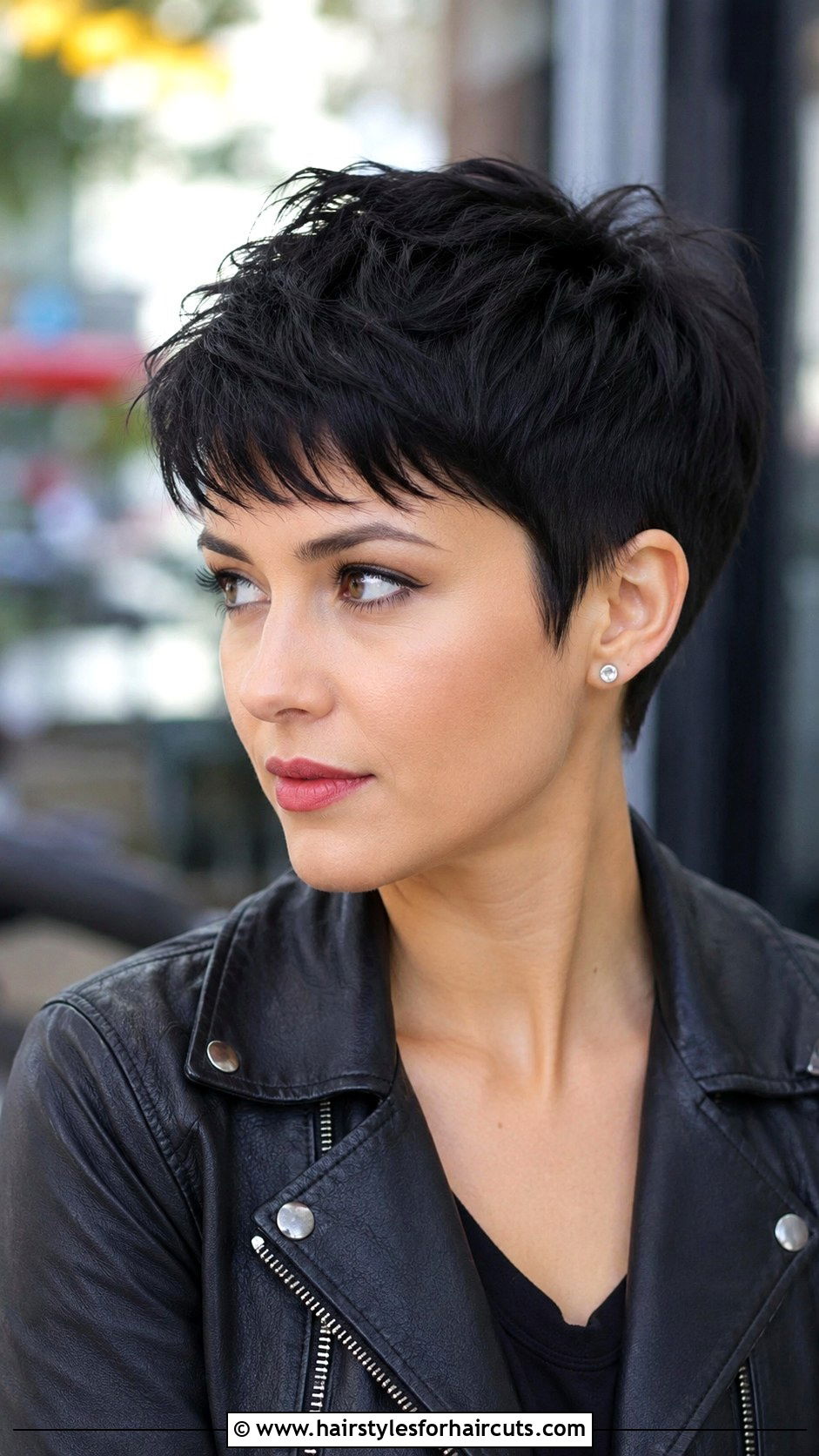 Black Pixie Cut - 25 black colored hairstyles - 25 black colored hairstyles