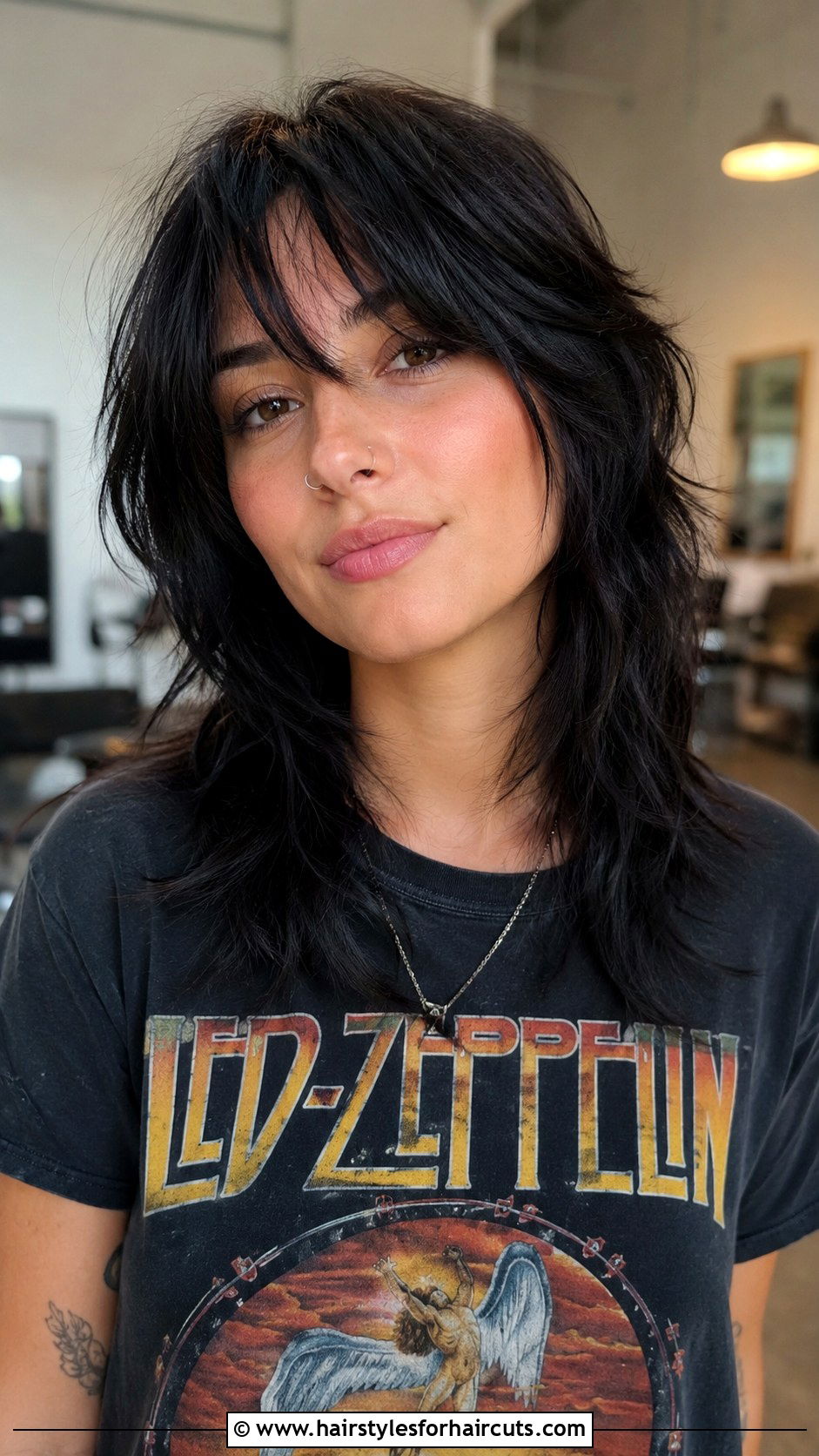 Black Shag Haircut - 25 black colored hairstyles - 25 black colored hairstyles