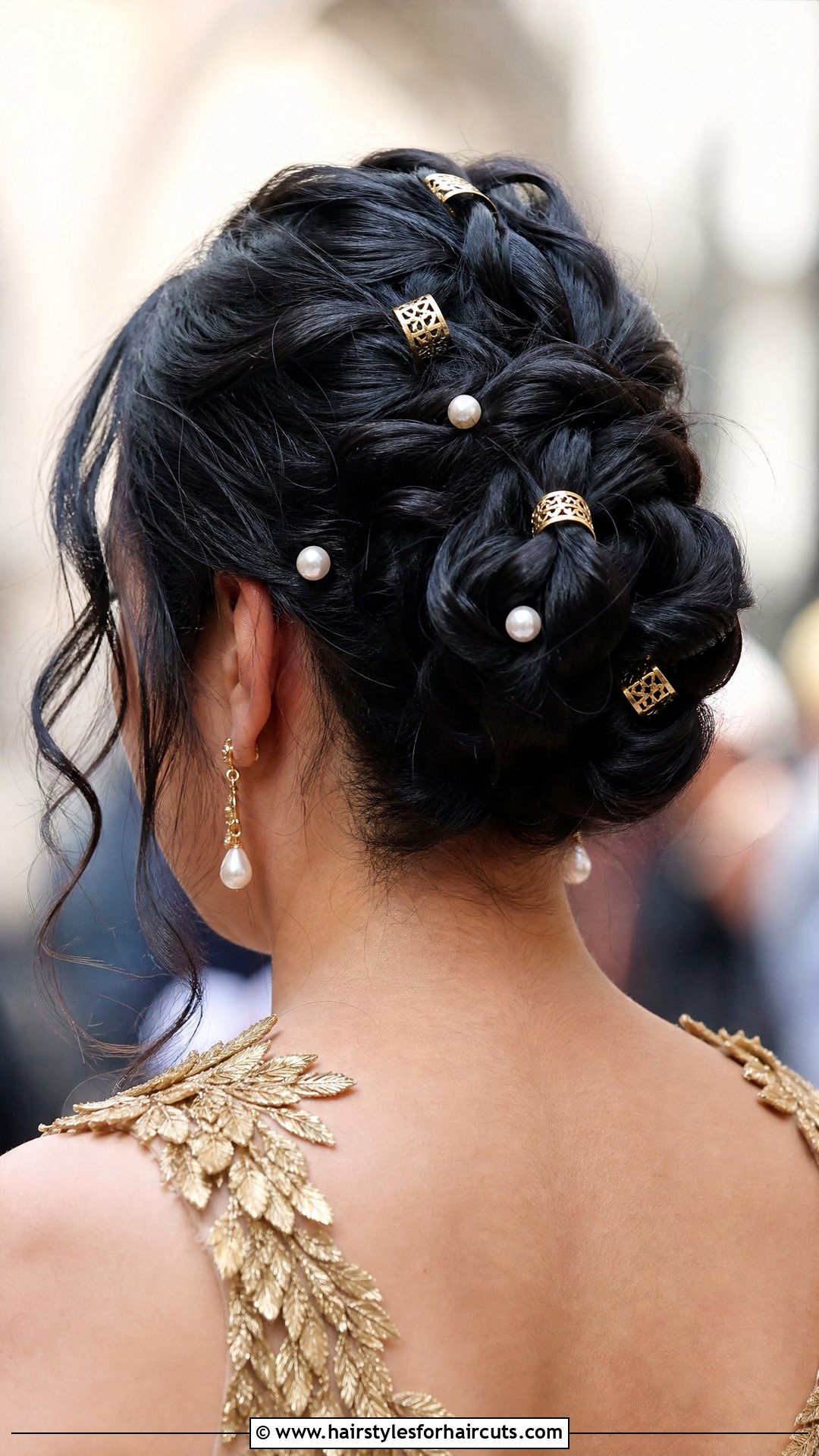 Black Updo With Accessories - 25 black updo hairstyles for long hair - 25 black updo hairstyles for long hair