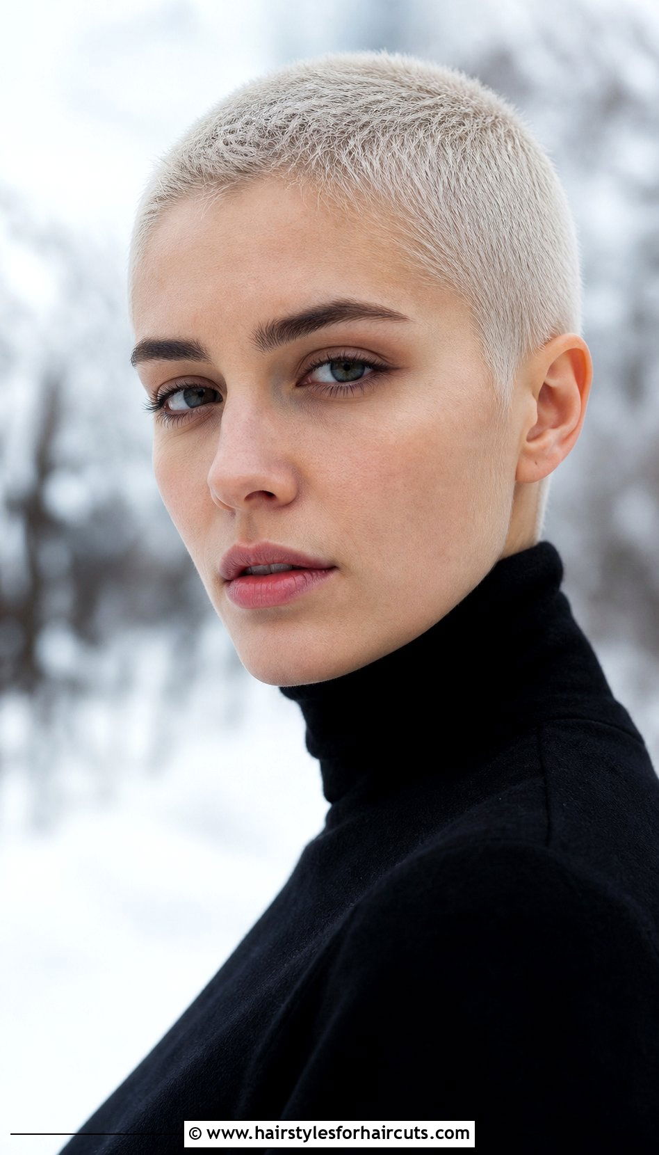 Bleach Blonde Buzz Cut - 25 buzz haircuts - 25 buzz haircuts