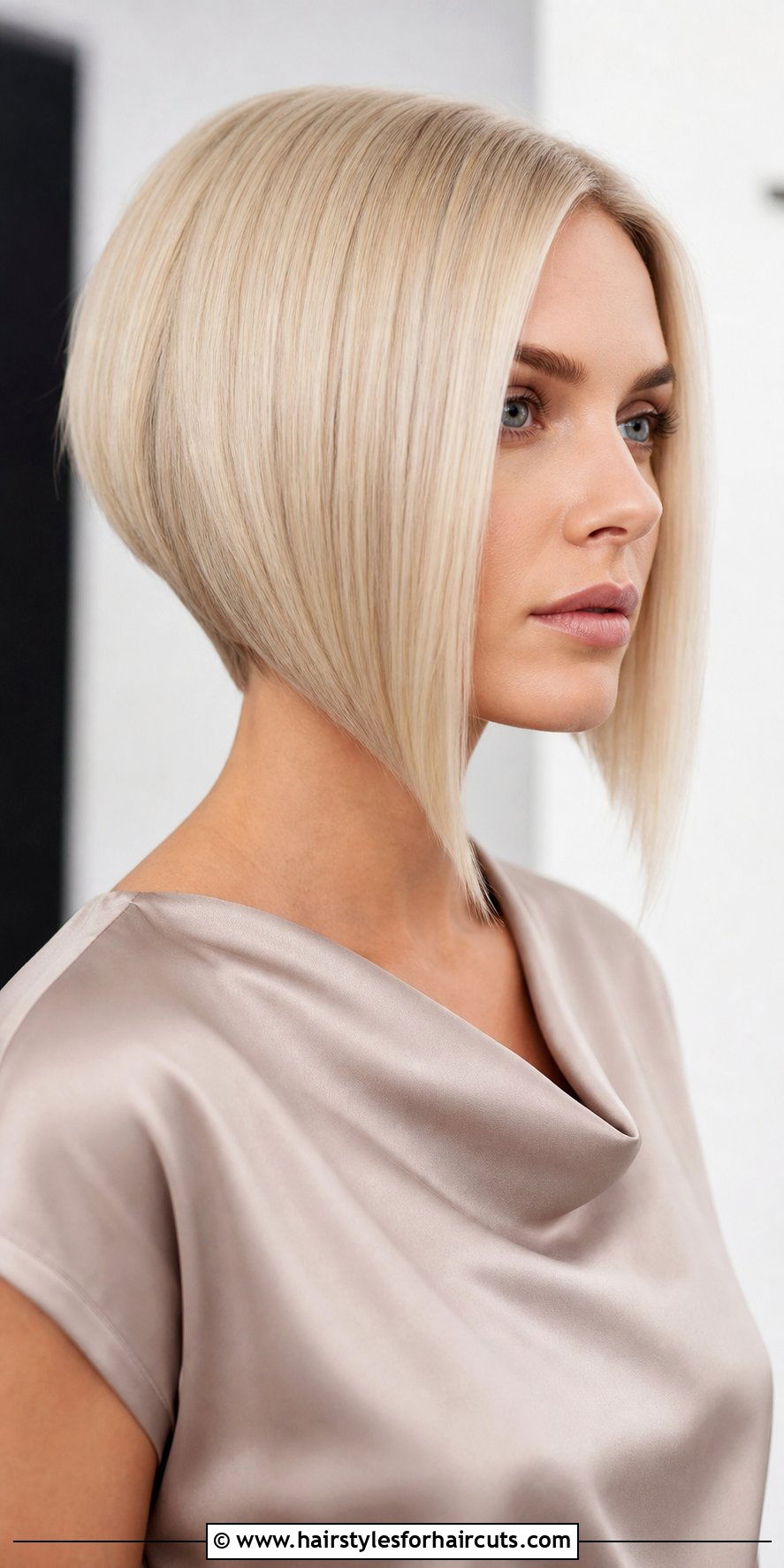 Bleach Blonde Inverted Bob - 25 bleach blonde hairstyles - 25 bleach blonde hairstyles
