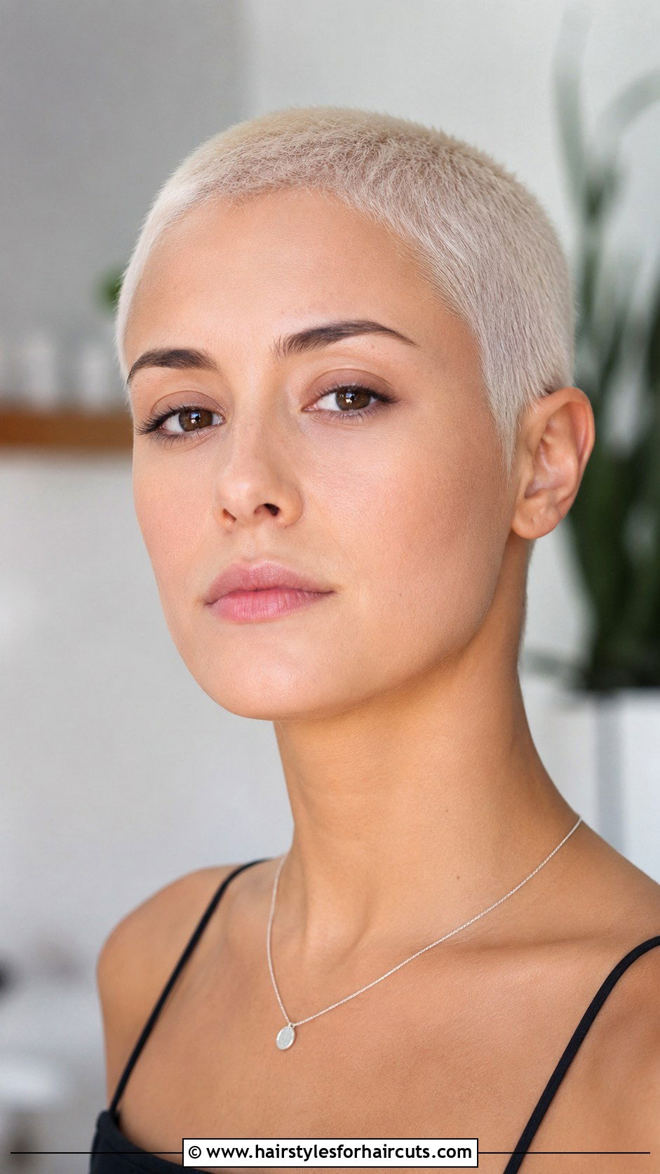 Bleached Buzz Cut - 25 dike haircuts - 25 dike haircuts